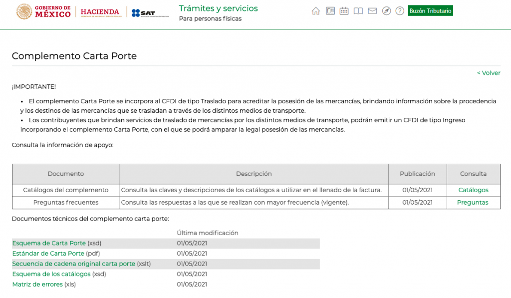 Atentos al Complemento CARTA PORTE iniciando su vigencia a partir del 1 ...