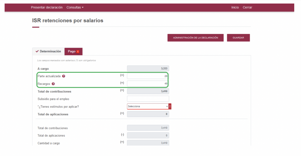 Guía de llenado de las declaraciones de ISR retenciones salarios y